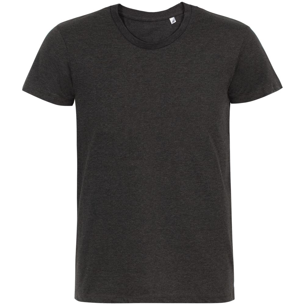 Футболка мужская Regent Fit 150, черный меланж — изображение 2