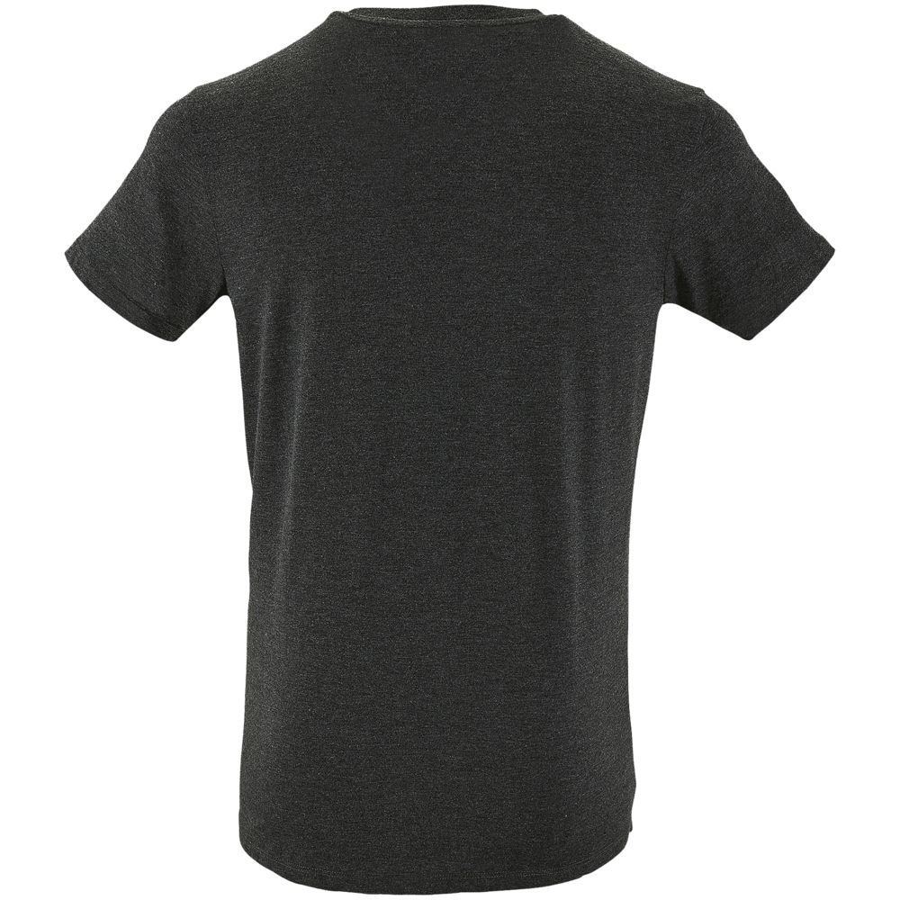 Футболка приталенная Old Patents. Knife, черный меланж — изображение 4