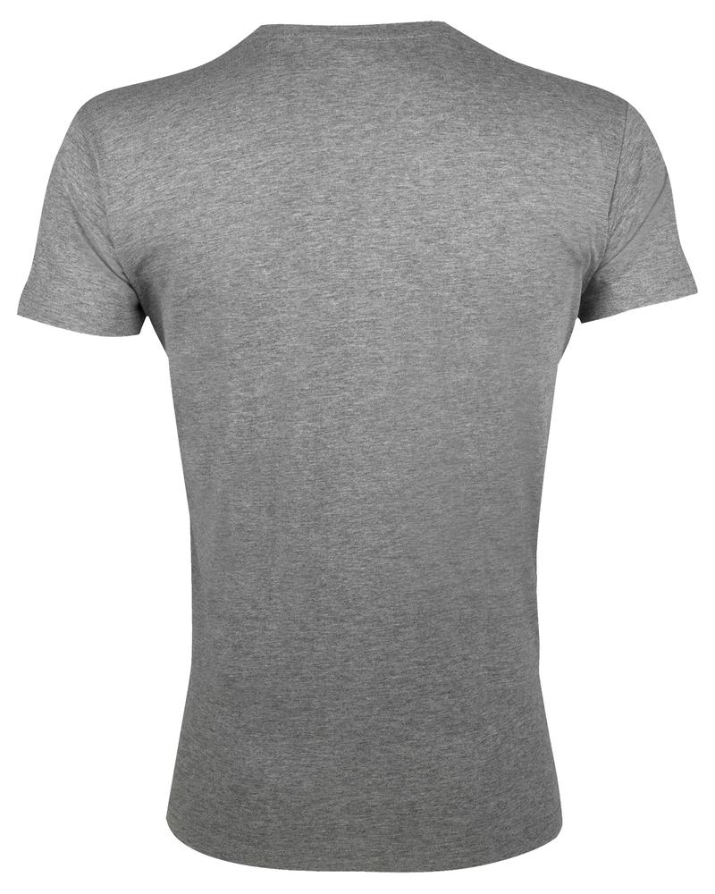 Футболка мужская Regent Fit 150, серый меланж — изображение 3