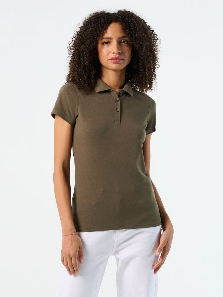 Рубашка поло женская Prime Women 200 голубая — изображение 5