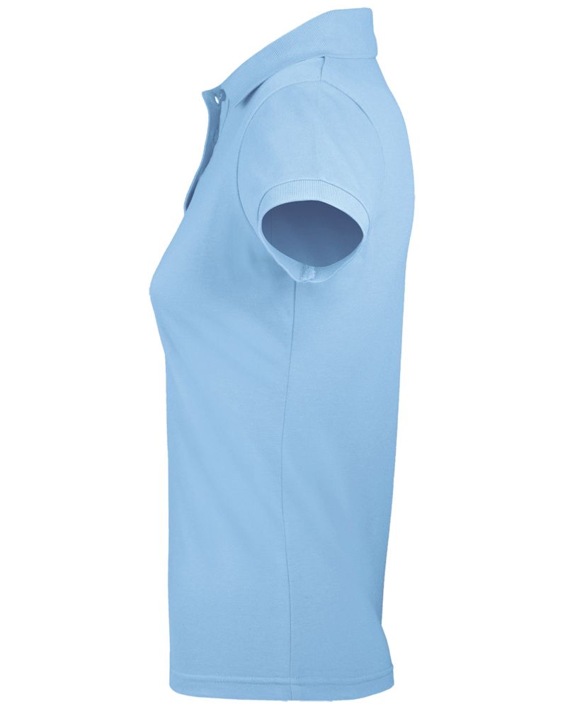 Рубашка поло женская Prime Women 200 голубая — изображение 4