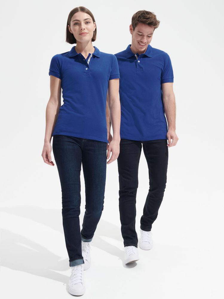 Рубашка поло женская Portland Women 200 синий ультрамарин — изображение 6