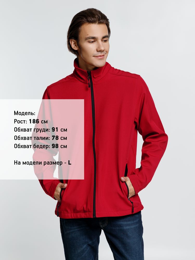 Куртка софтшелл мужская Race Men красная — изображение 5