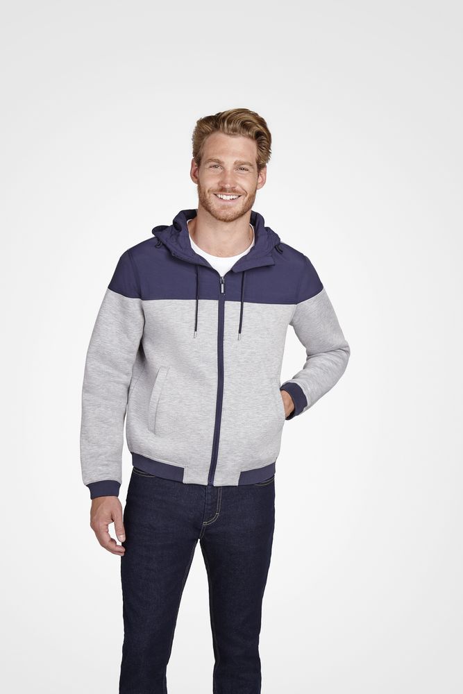 Куртка унисекс Voltage, черный меланж с черным — изображение 5