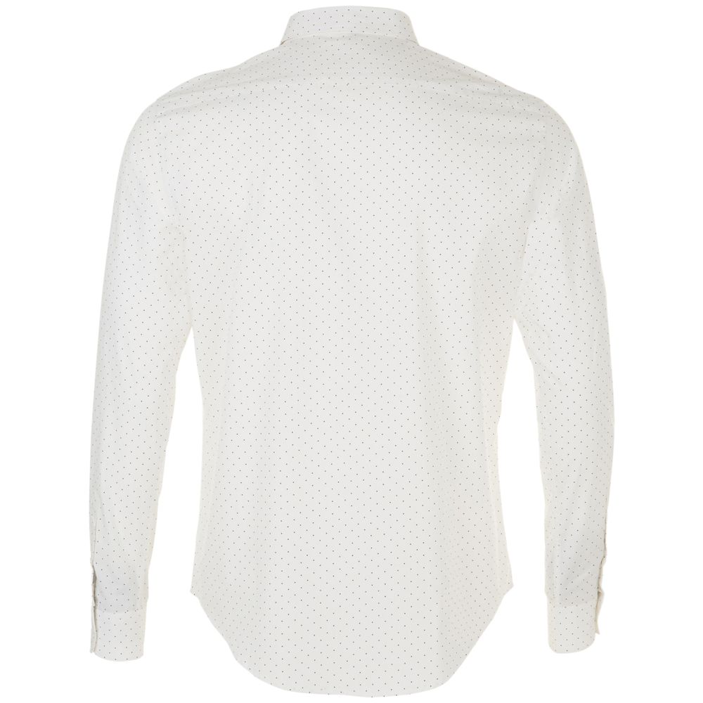 Рубашка мужская Becker Men, белая с темно-синим — изображение 3