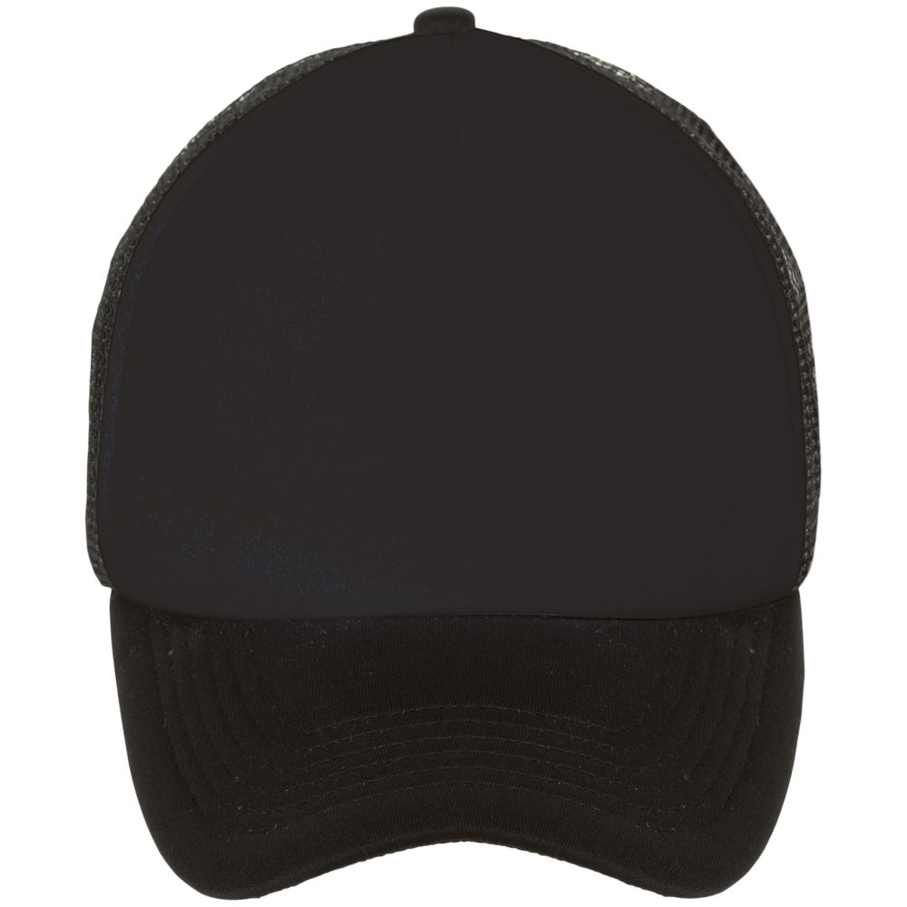 Бейсболка Bubble, черная — изображение 3