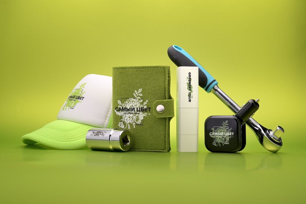 Бейсболка Bubble, зеленый неон с белым — изображение 6