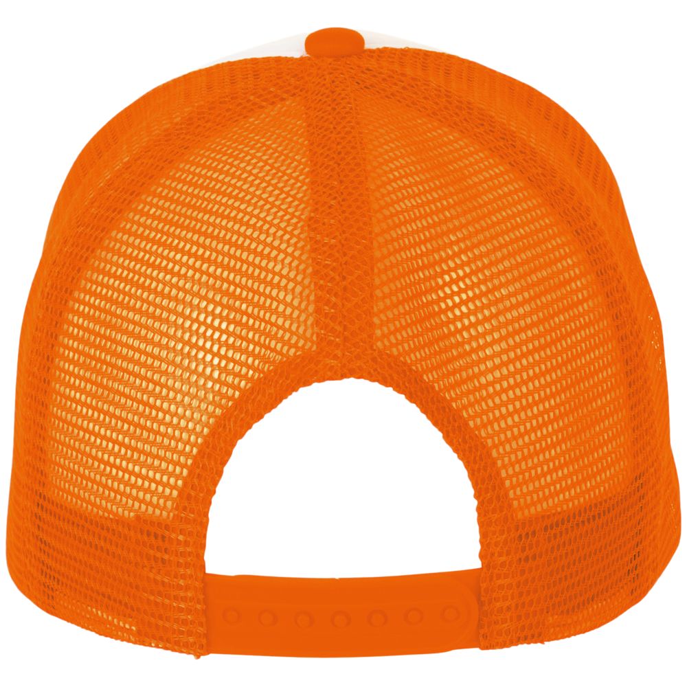 Бейсболка Bubble, оранжевый неон с белым — изображение 4