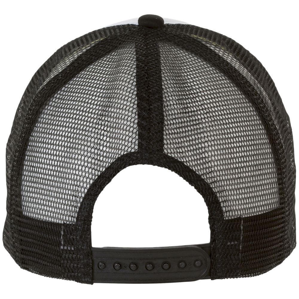 Бейсболка Bubble, черная с белым — изображение 4