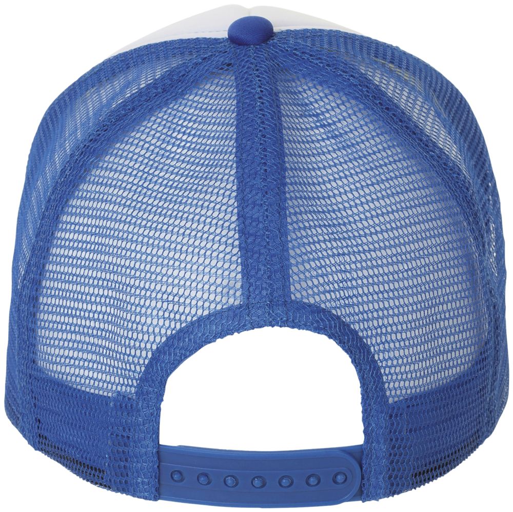 Бейсболка Bubble, синяя с белым — изображение 3