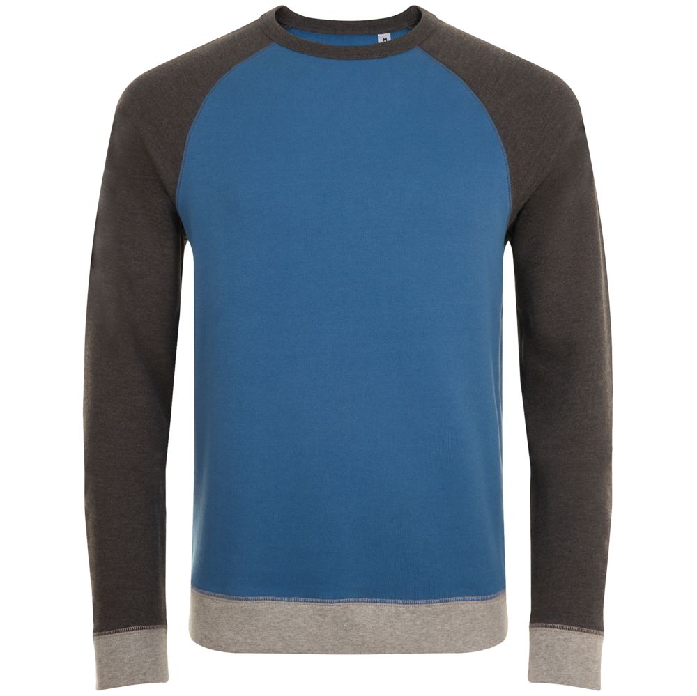 Толстовка унисекс Sandro, синяя с черным меланжем — изображение 2