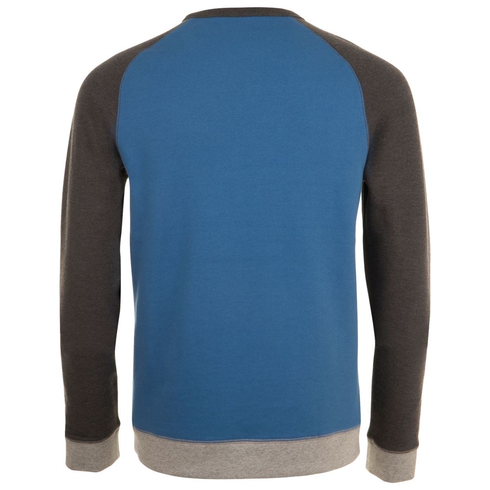 Толстовка унисекс Sandro, синяя с черным меланжем — изображение 3