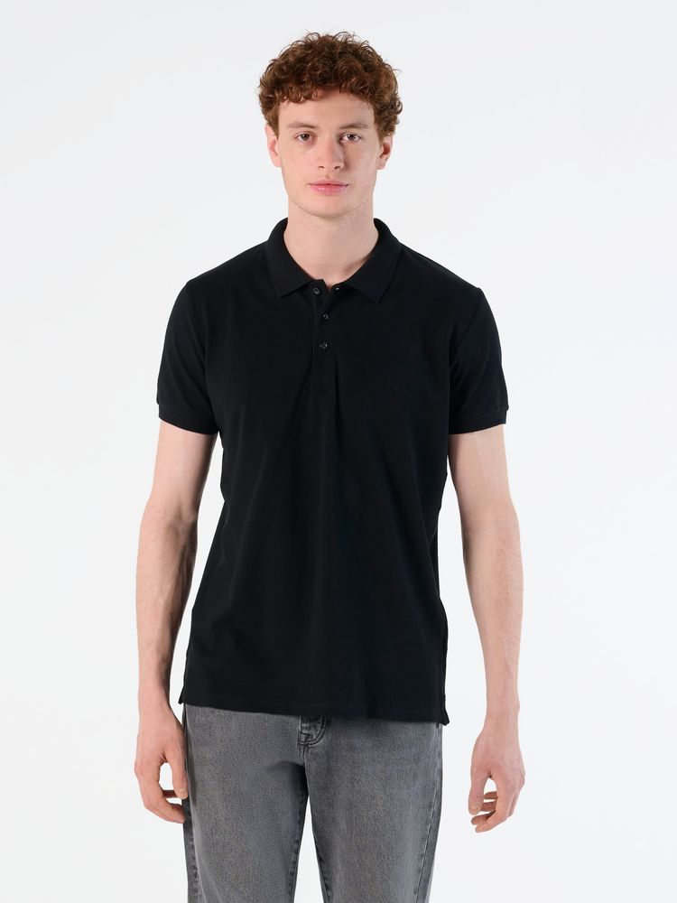 Рубашка поло мужская Phoenix Men, черная — изображение 5