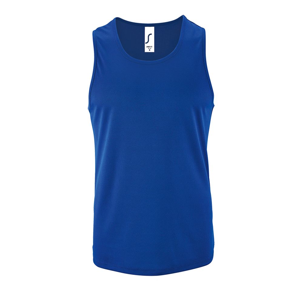 Майка мужская Sporty TT Men, ярко-синяя — изображение 2