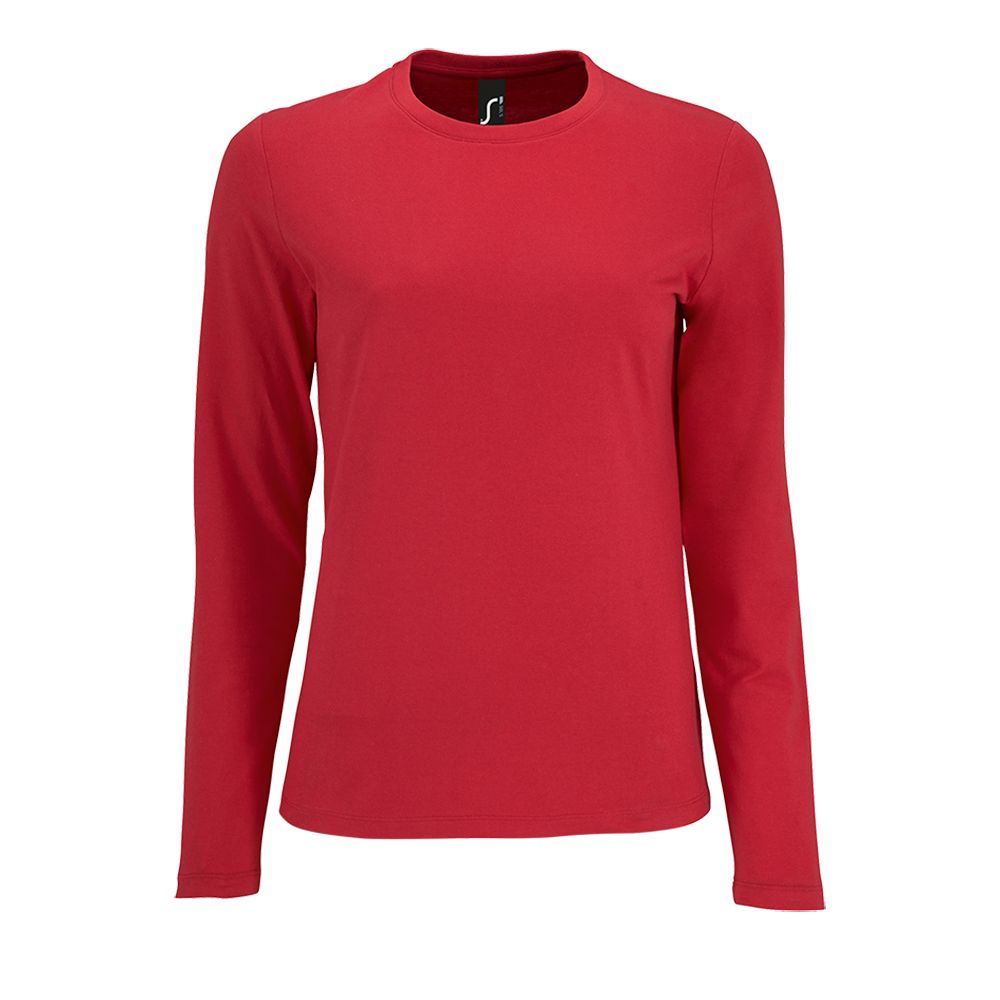 Футболка с длинным рукавом Imperial LSL Women, красная — изображение 2