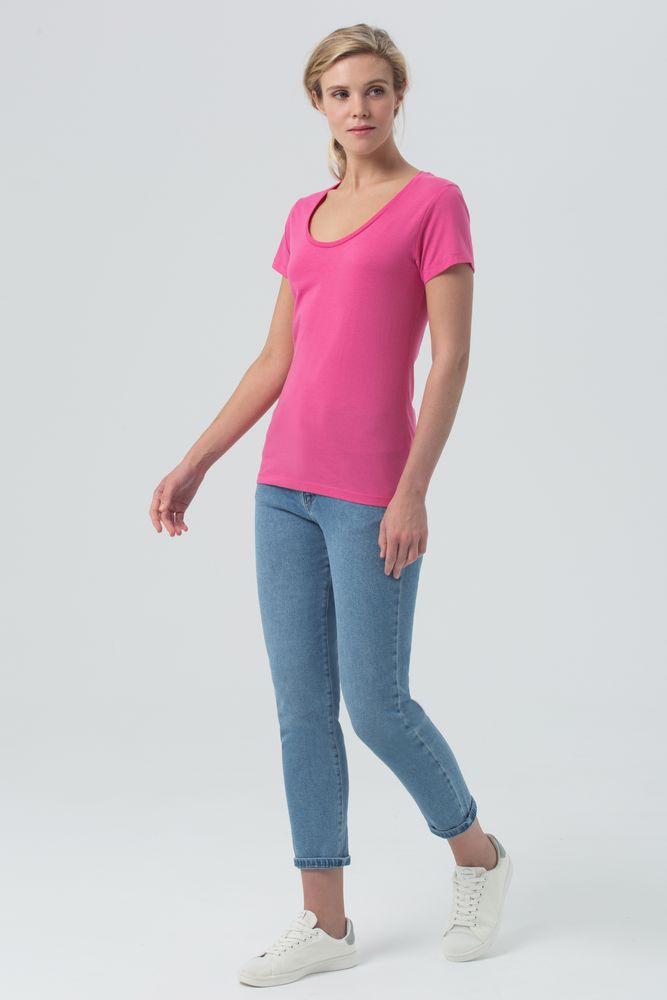 Футболка женская Metropolitan, ярко-розовая — изображение 8