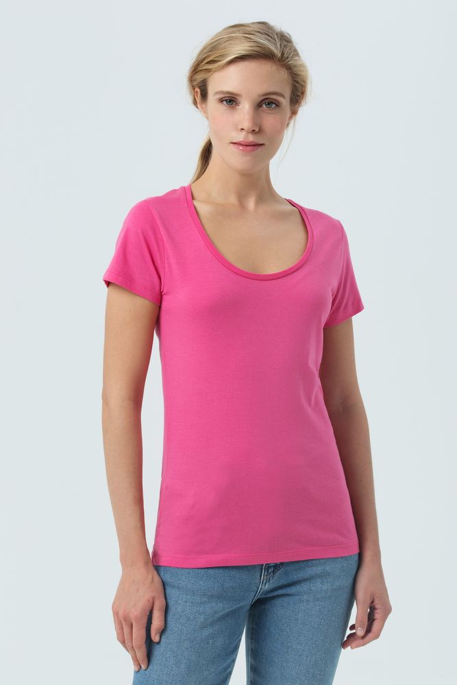 Футболка женская Metropolitan, ярко-розовая — изображение 5