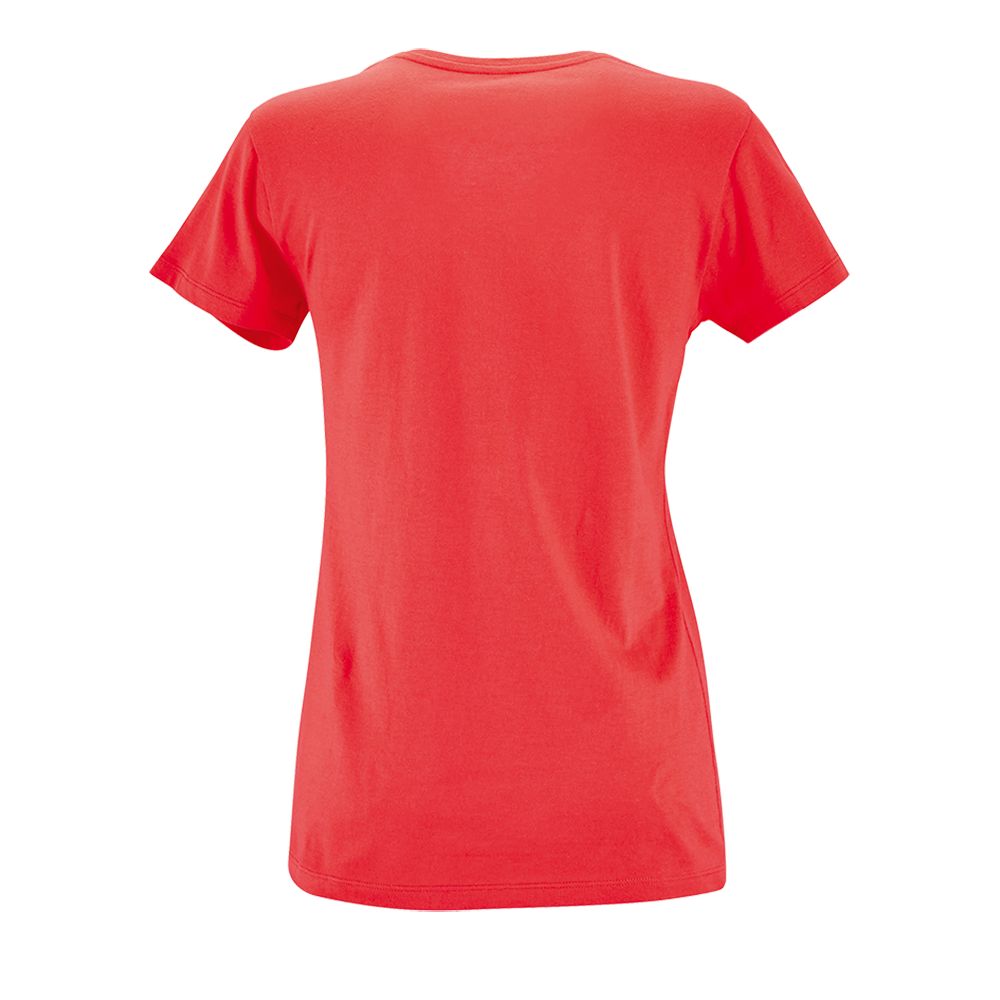 Футболка женская Metropolitan, розовая (коралловая) — изображение 3