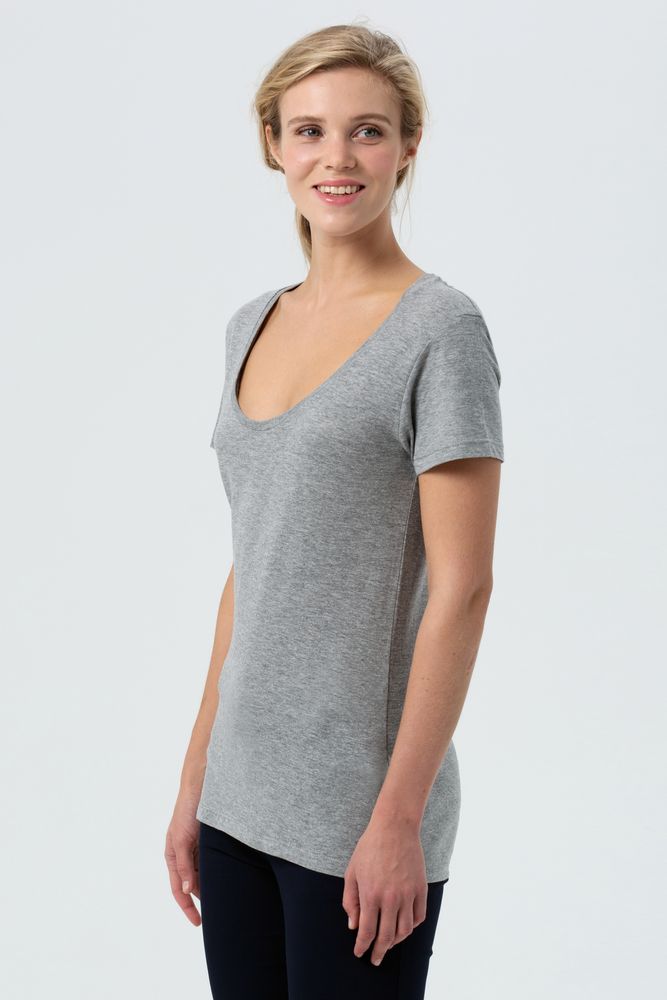 Футболка женская Metropolitan, серый меланж — изображение 5