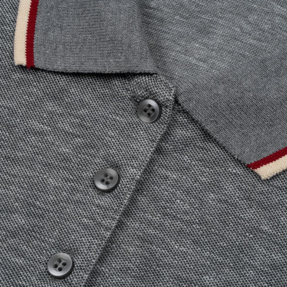 Рубашка поло женская Paname Women, черный меланж — изображение 4