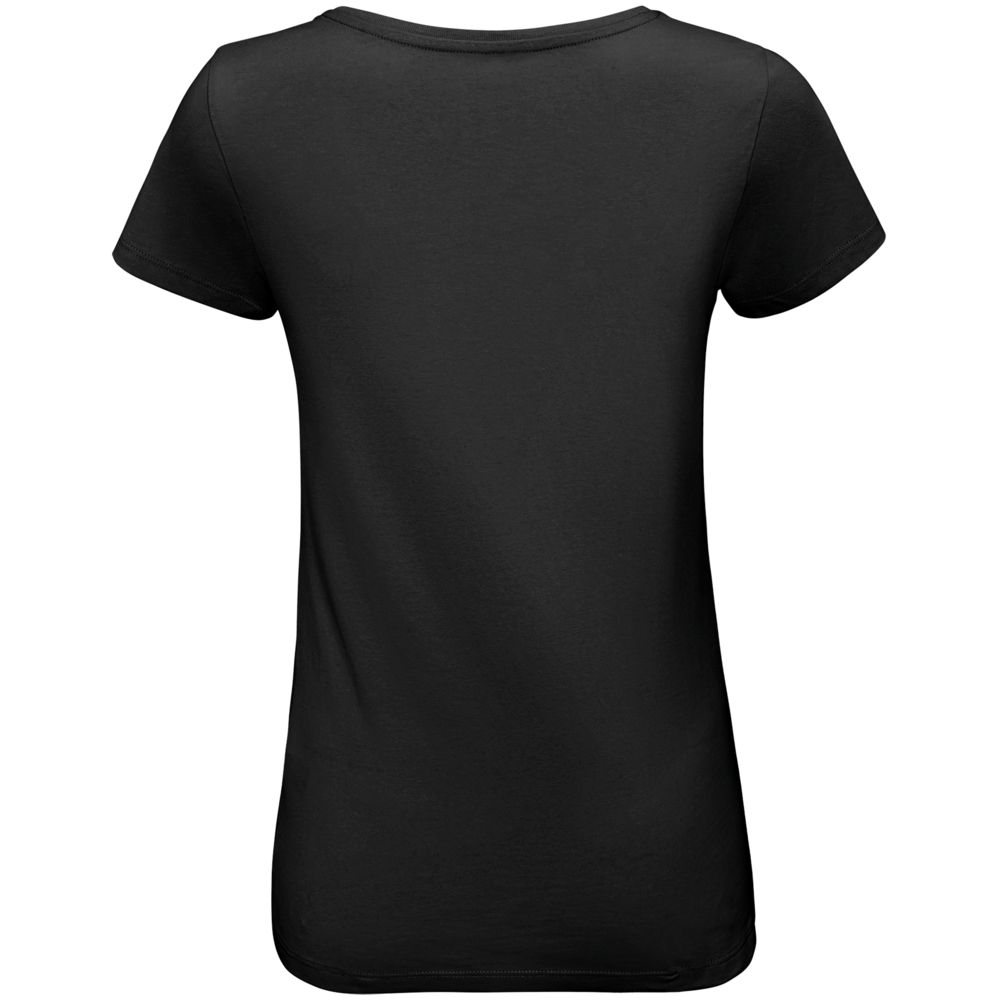 Футболка женская «Арт-рокстар. Kiss Me», черная — изображение 4