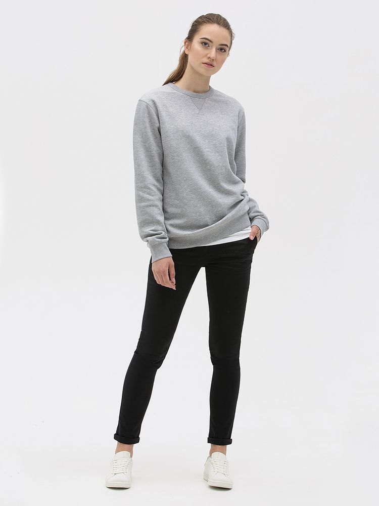 Толстовка унисекс Sully, синий меланж — изображение 8