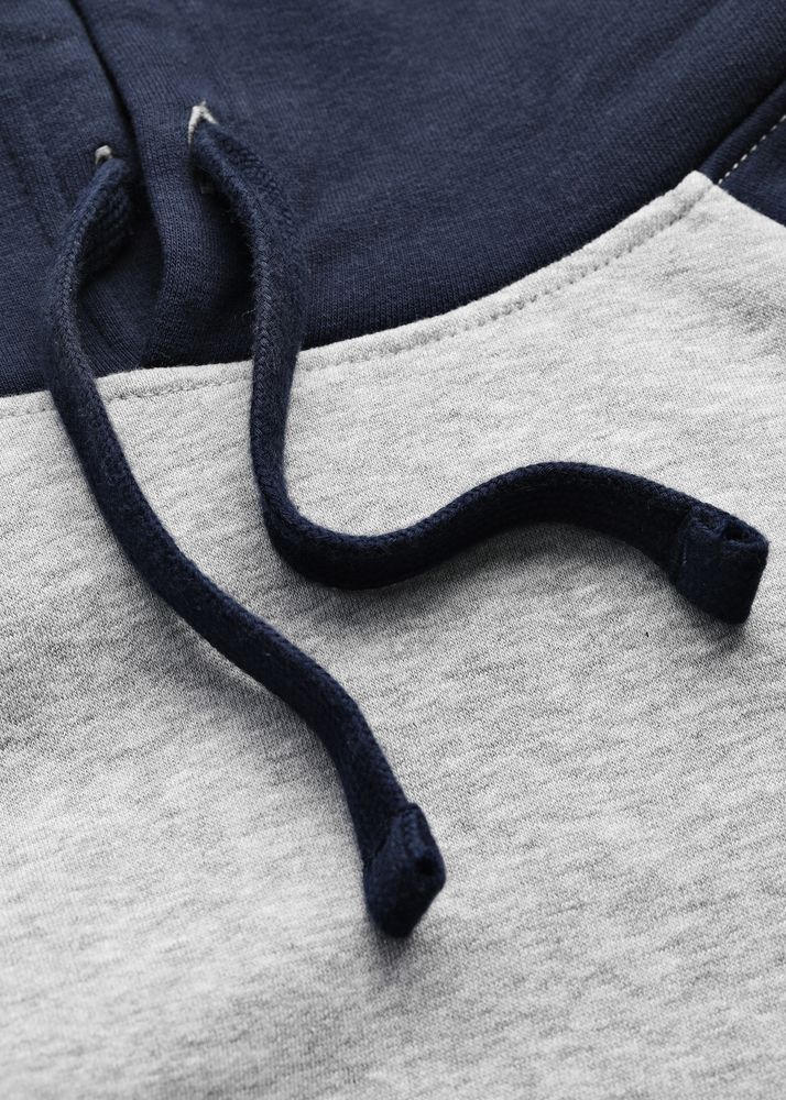 Толстовка унисекс Seattle, темный меланж с черным — изображение 5