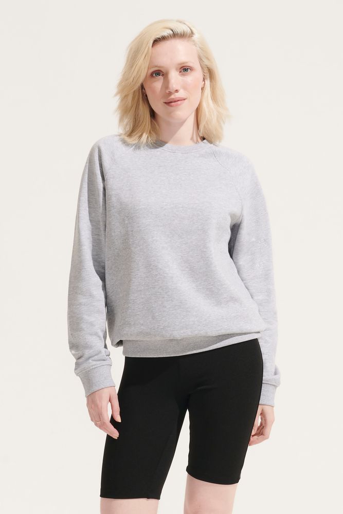 Свитшот унисекс Space, черный меланж — изображение 6