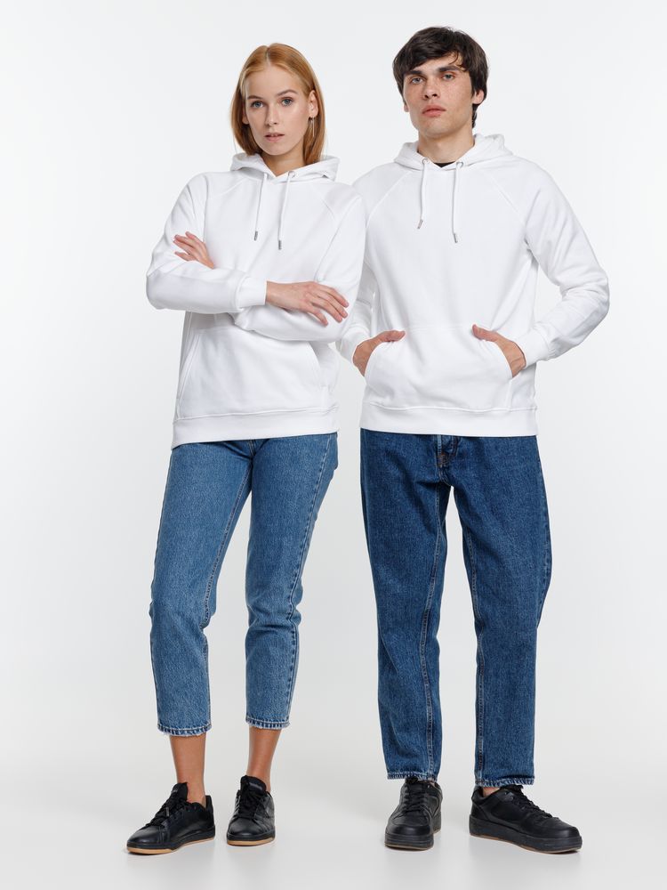 Толстовка унисекс Stellar, белая — изображение 17