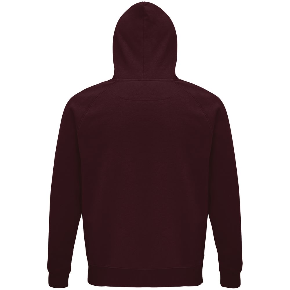 Толстовка унисекс Stellar, бордовая — изображение 3