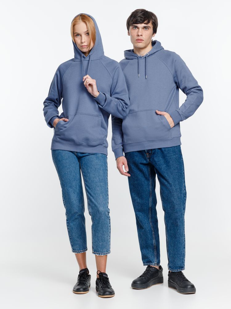 Толстовка унисекс Stellar, синяя — изображение 17