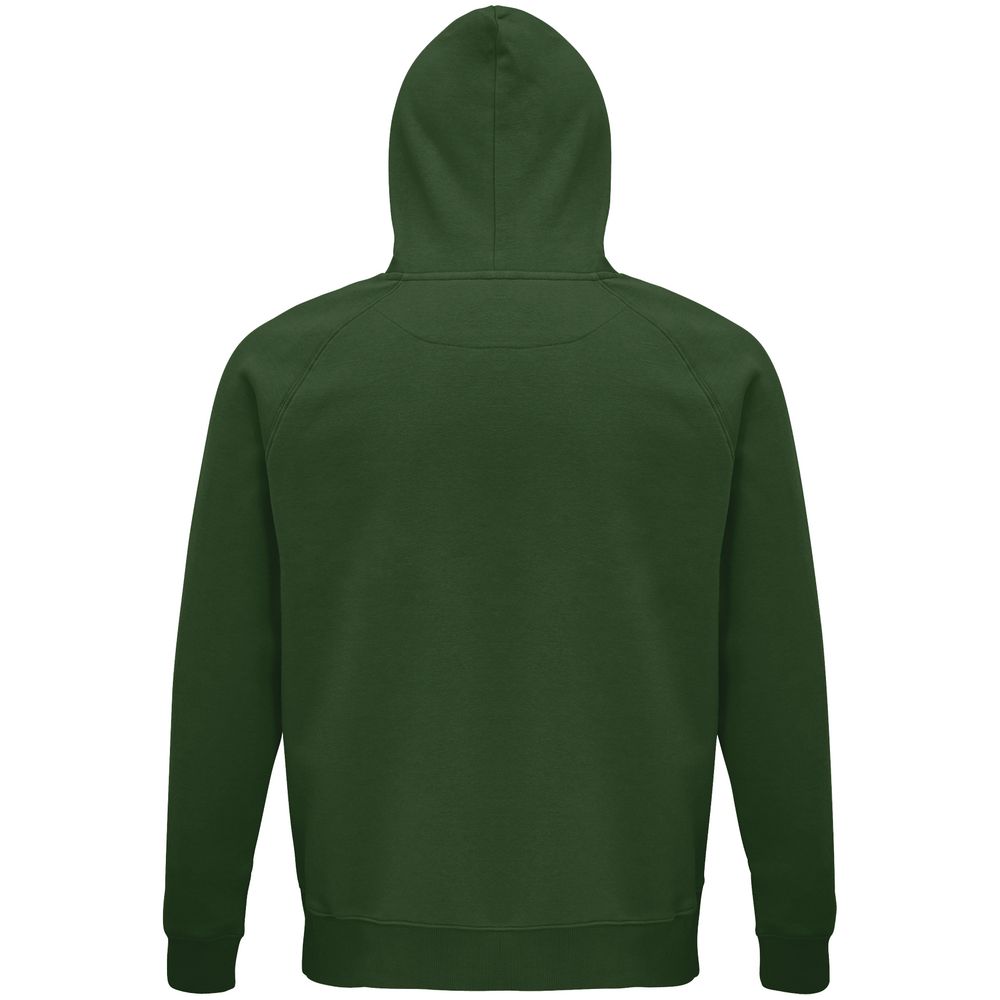 Толстовка унисекс Stellar, темно-зеленая — изображение 3
