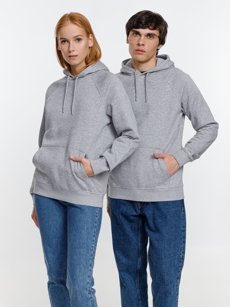 Толстовка унисекс Stellar, серый меланж — изображение 17