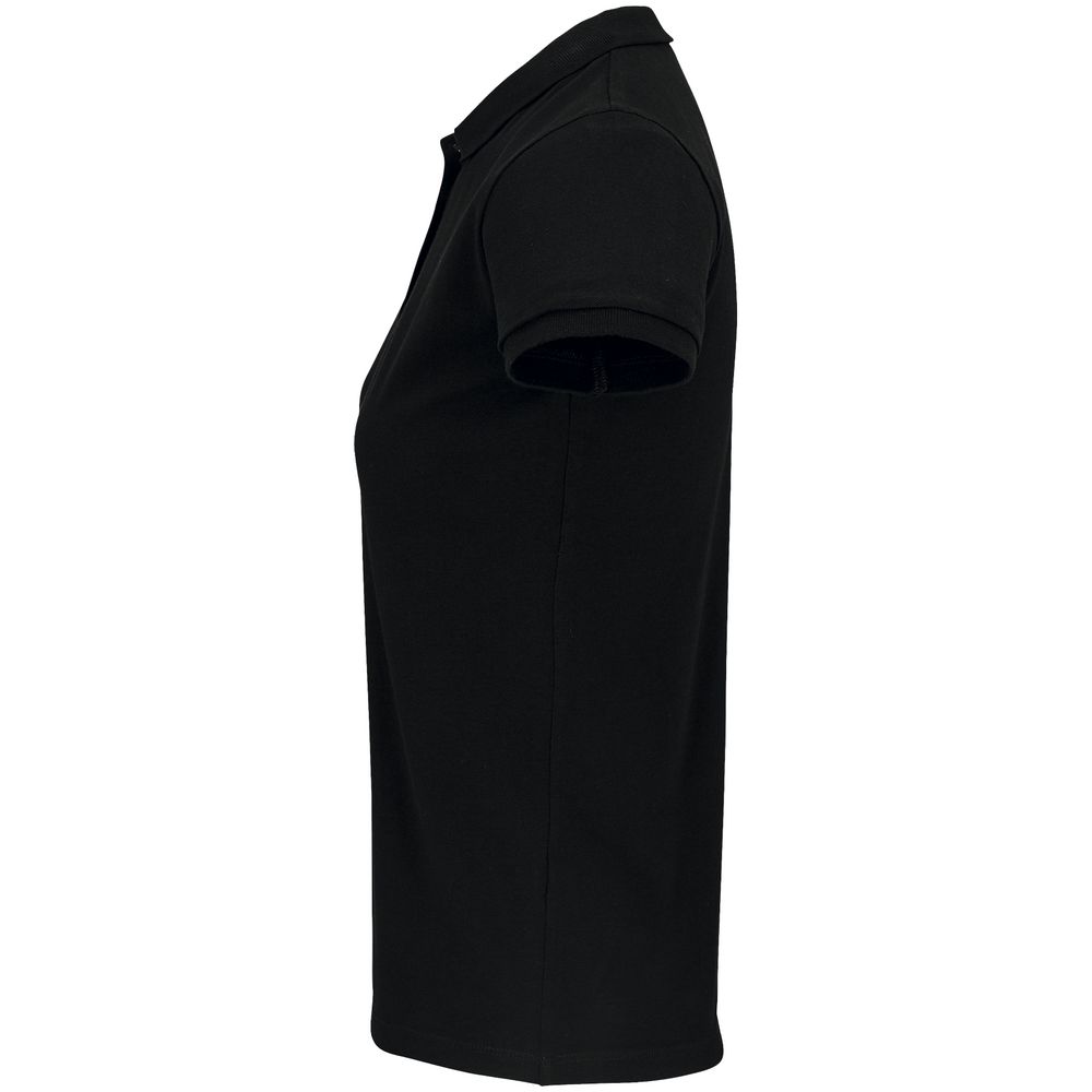 Рубашка поло женская Planet Women, черная — изображение 4