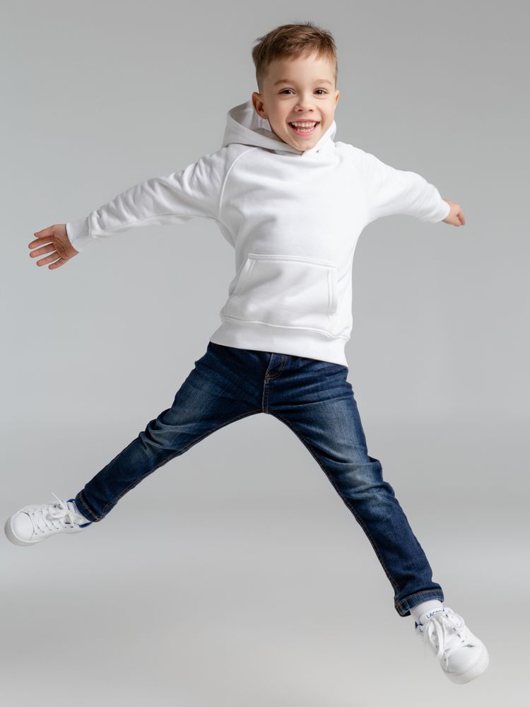 Толстовка детская Stellar Kids, белая — изображение 8