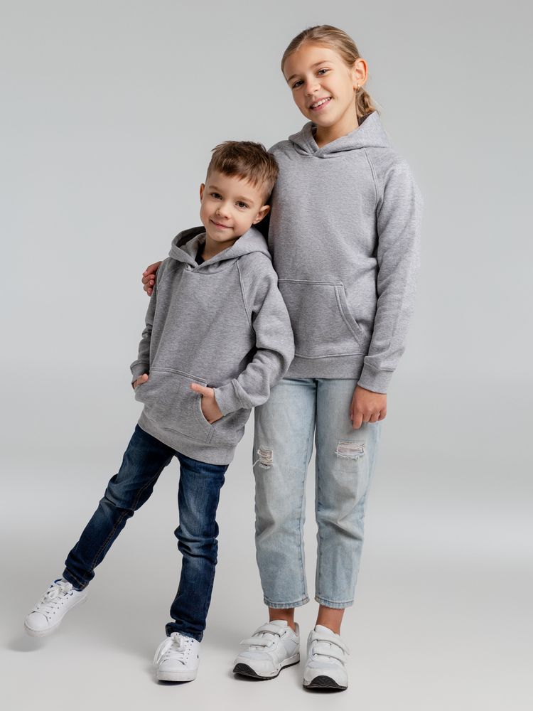 Толстовка детская Stellar Kids, серый меланж — изображение 11