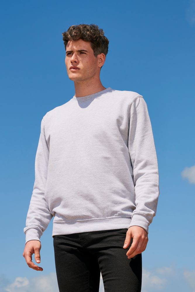 Свитшот унисекс Columbia, серый меланж — изображение 7