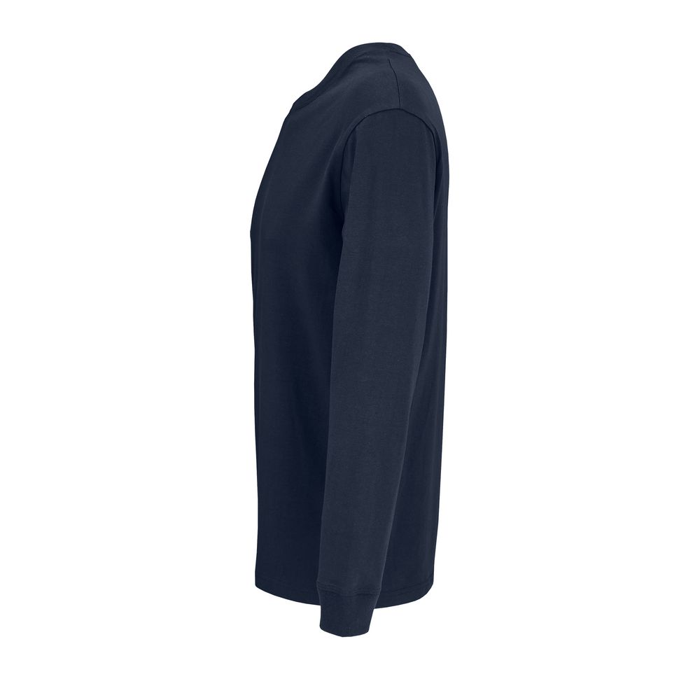 Футболка унисекс с длинным рукавом Pioneer LSL, темно-синяя — изображение 3