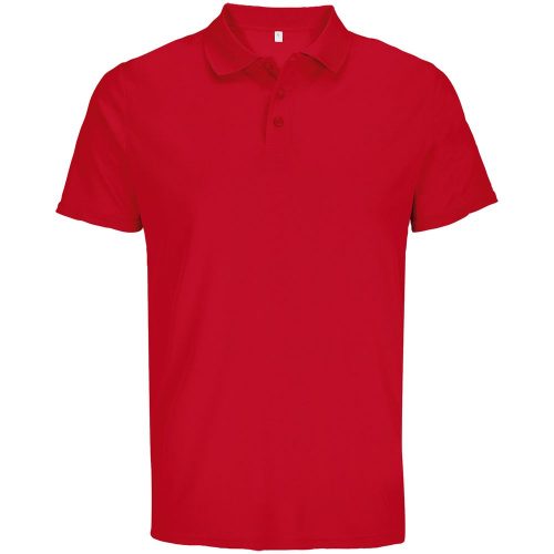 Рубашка поло унисекс Pitcher, красная