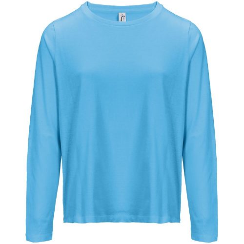 Футболка с длинным рукавом женская Monarch Women, ярко-бирюзовая