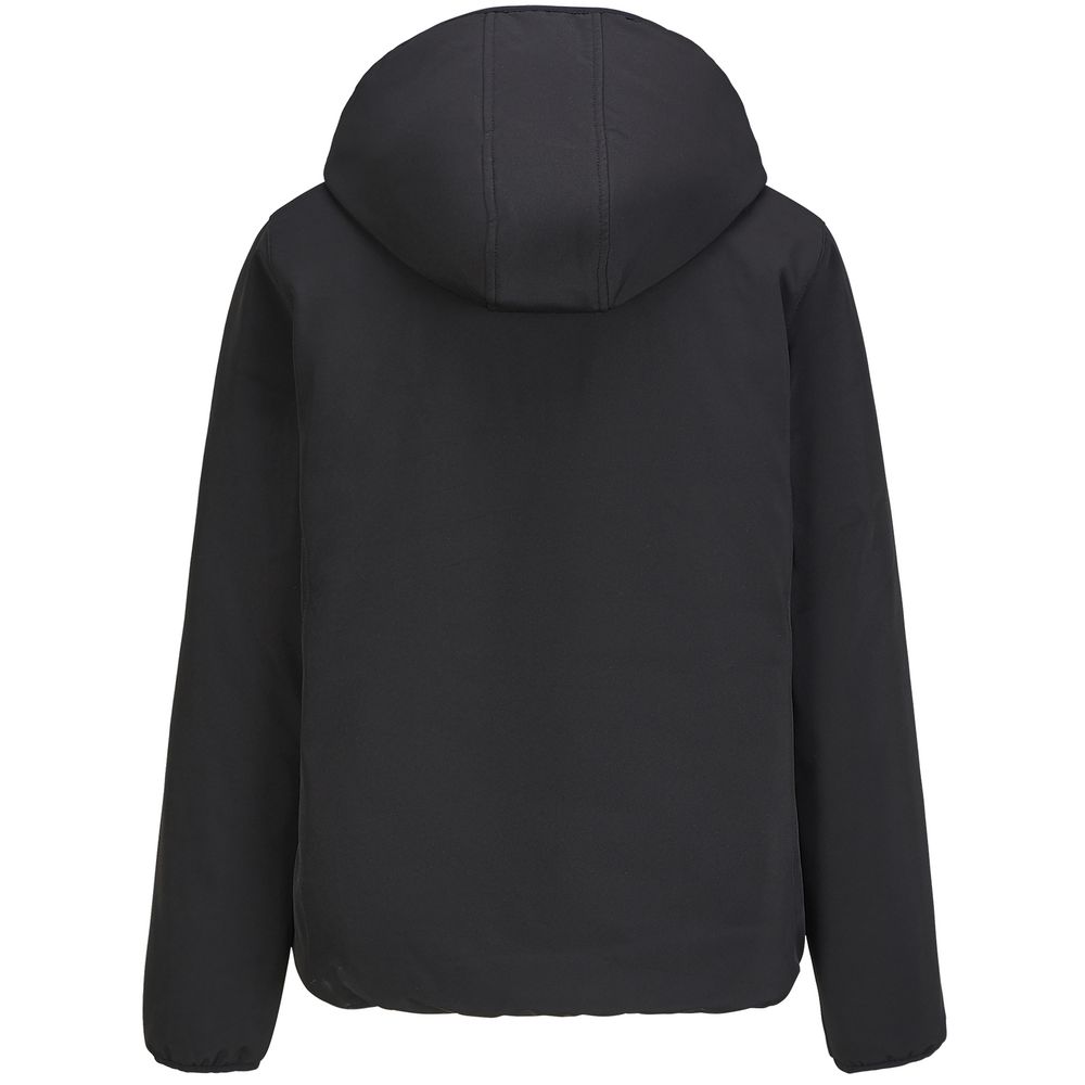 Куртка софтшелл с капюшоном женская Falcon Women, черная — изображение 3