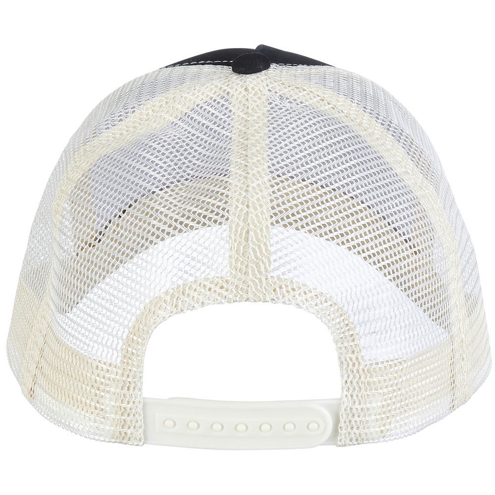 Бейсболка Blink, черная с молочно-белым — изображение 4