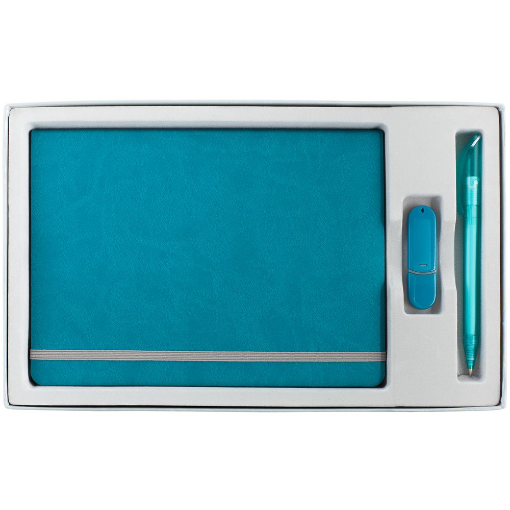 Коробка In Form с ложементом под ежедневник, флешку, ручку, ver. 2, серая — изображение 4