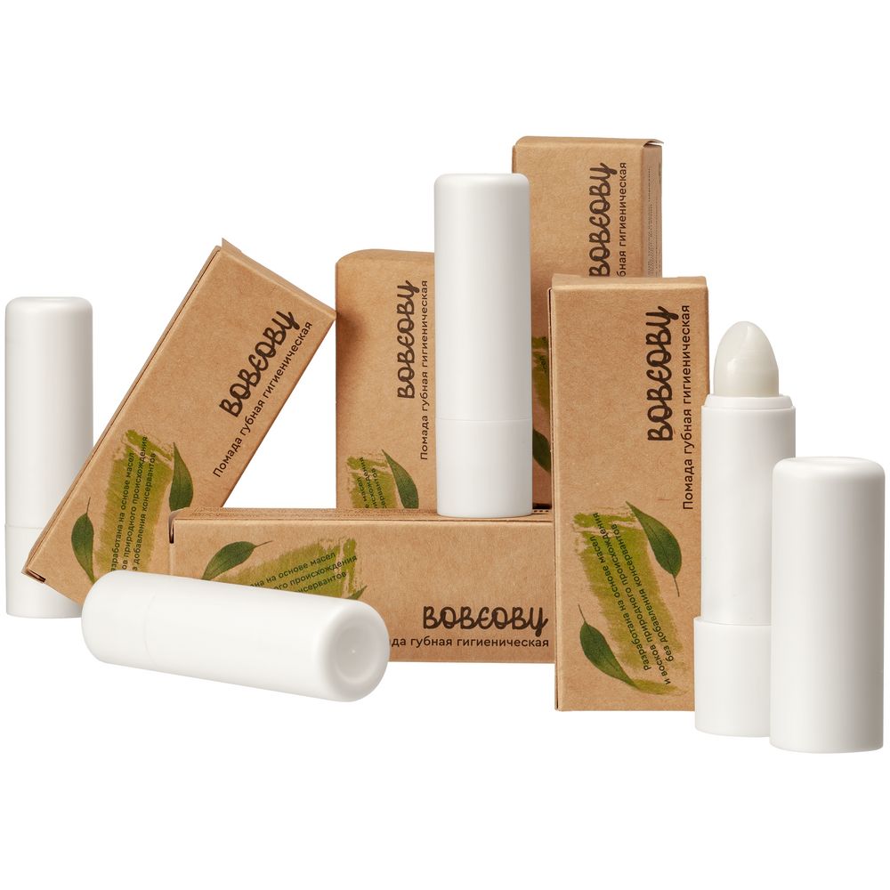 Гигиеническая помада Bobeoby, белая — изображение 3