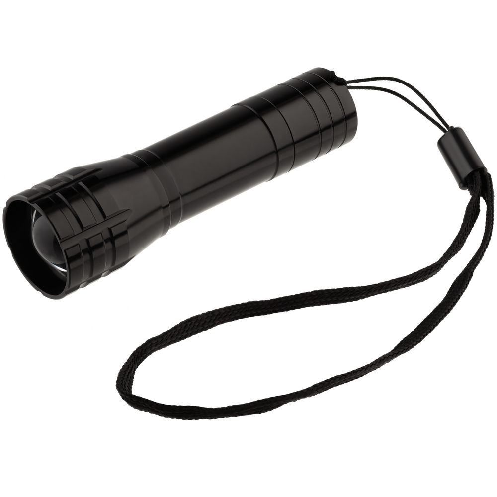Фонарик с фокусировкой луча Beaming, черный — изображение 3