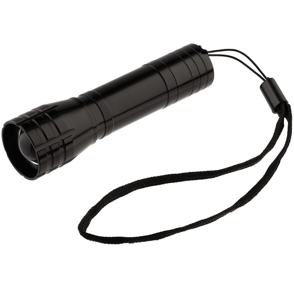 Фонарик с фокусировкой луча Beaming, черный — изображение 4