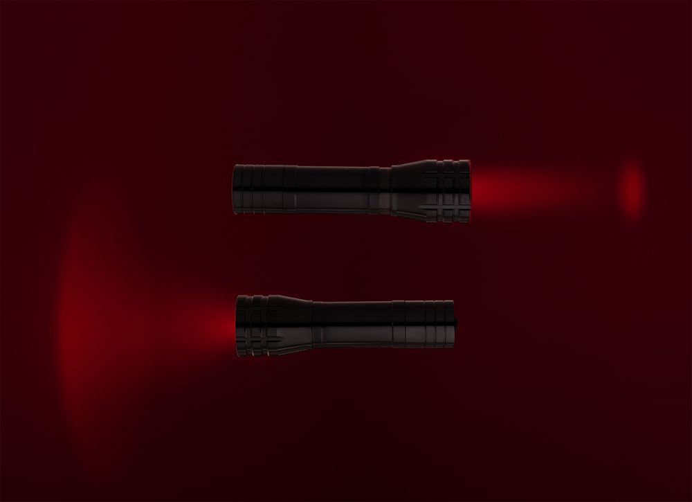 Фонарик с фокусировкой луча Beaming, черный — изображение 5