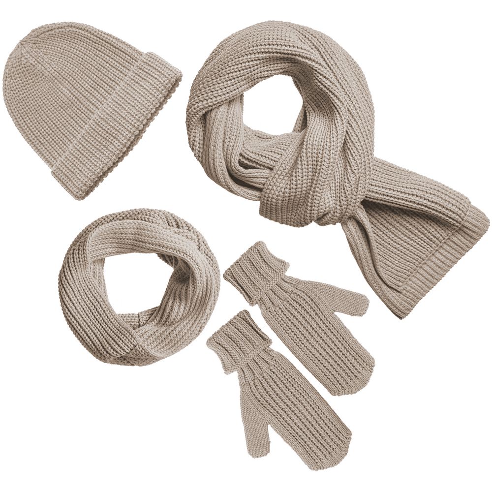 Шапка Nordkyn, бежевая — изображение 3