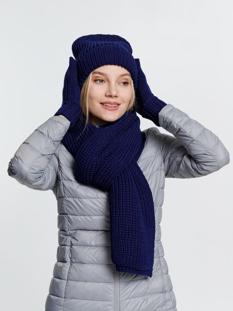 Шапка Nordkyn, темно-синяя — изображение 5