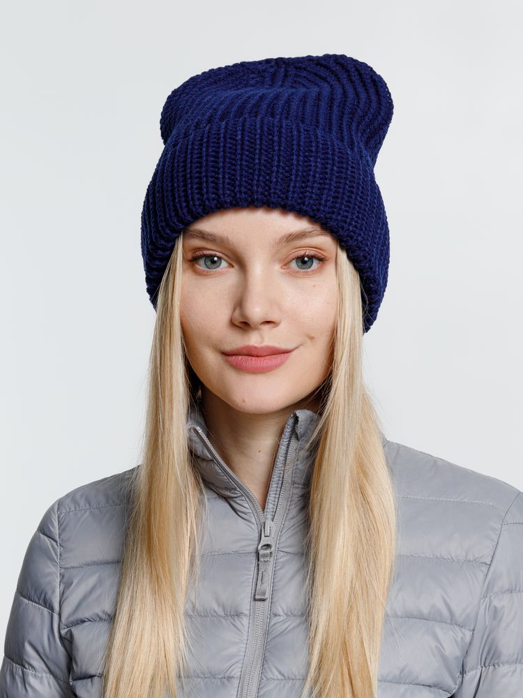 Шапка Nordkyn, темно-синяя — изображение 4